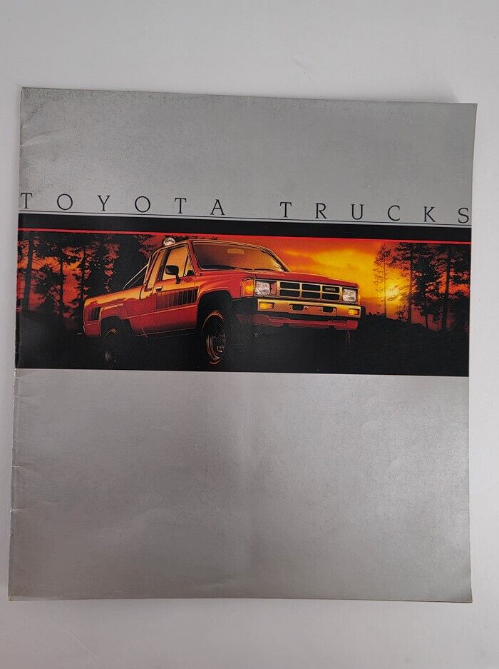 1985 Toyota Trucks Pickup Sale Catalog Brochure