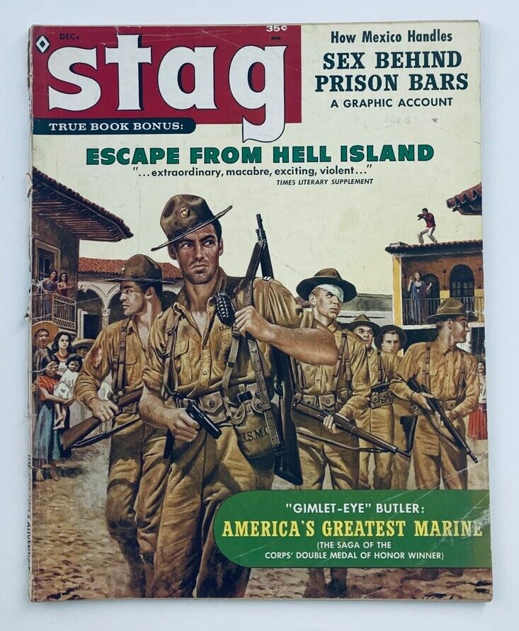 VTG Stag Magazine December 1960 Vol 11 #12 Escape From Hell Island No Label