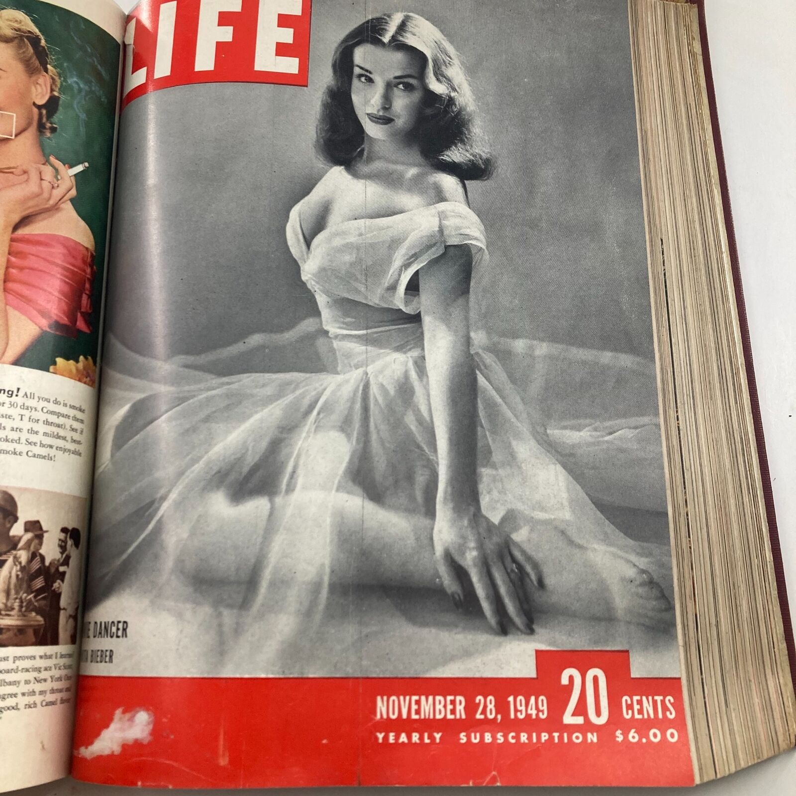 VTG 1949 Bound Life Magazine October - December Weekly Issue OPPENHEIMER