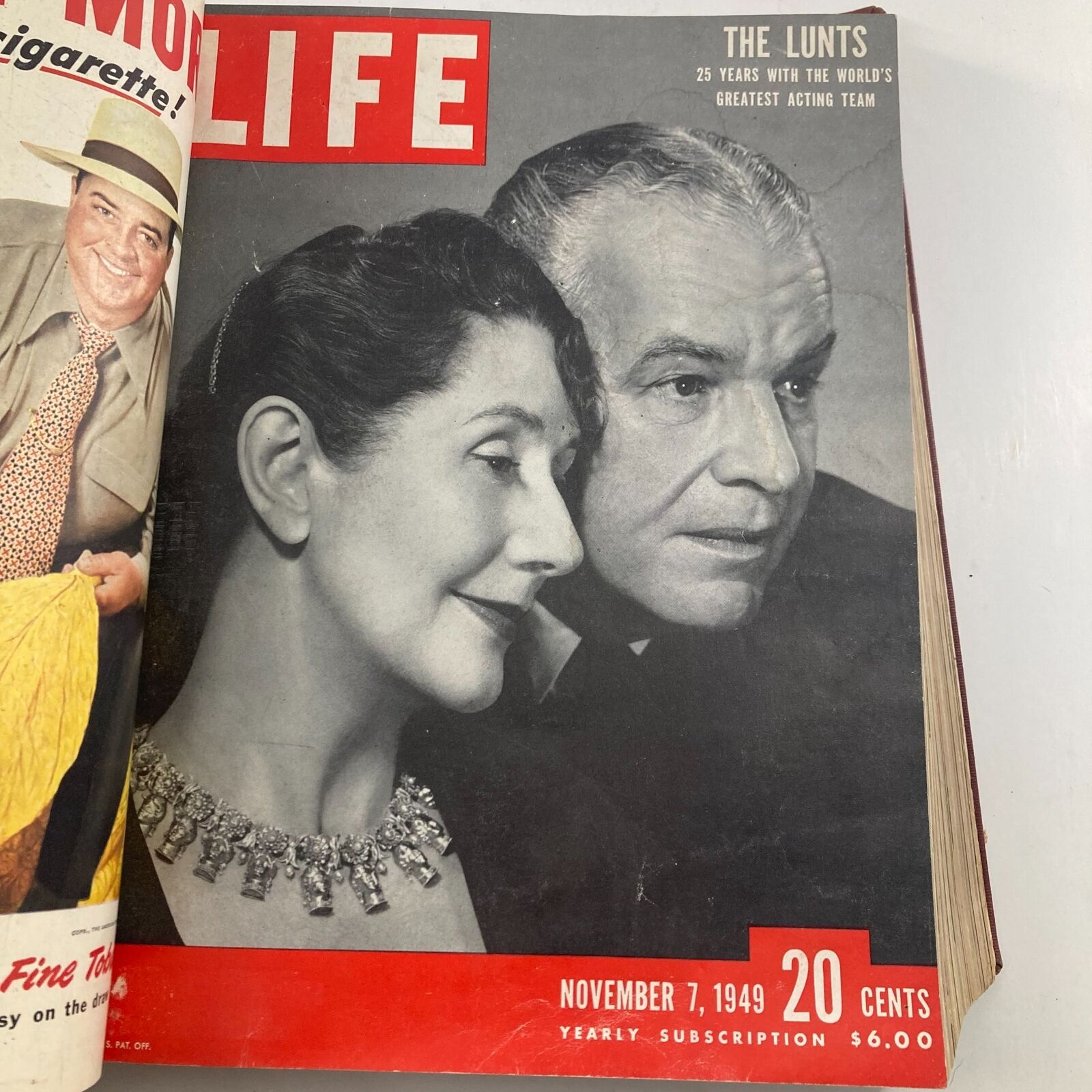 VTG 1949 Bound Life Magazine October - December Weekly Issue OPPENHEIMER