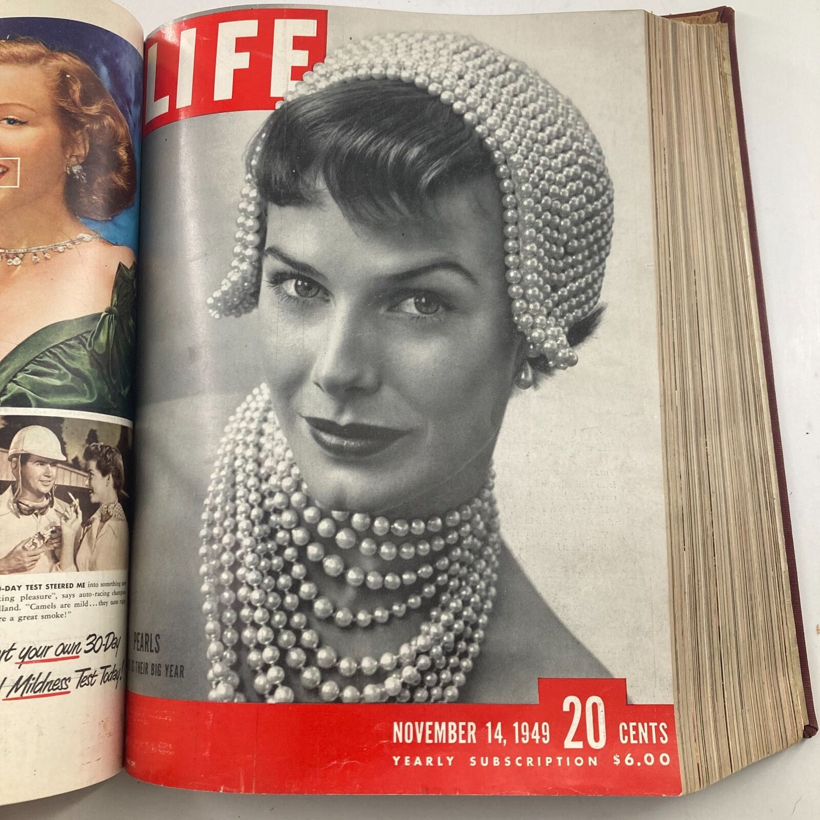 VTG 1949 Bound Life Magazine October - December Weekly Issue OPPENHEIMER