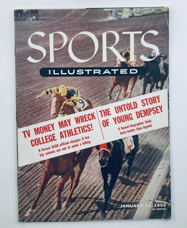 VTG Sports Illustrated Magazine January 10 1955 Young Dempsey No Label