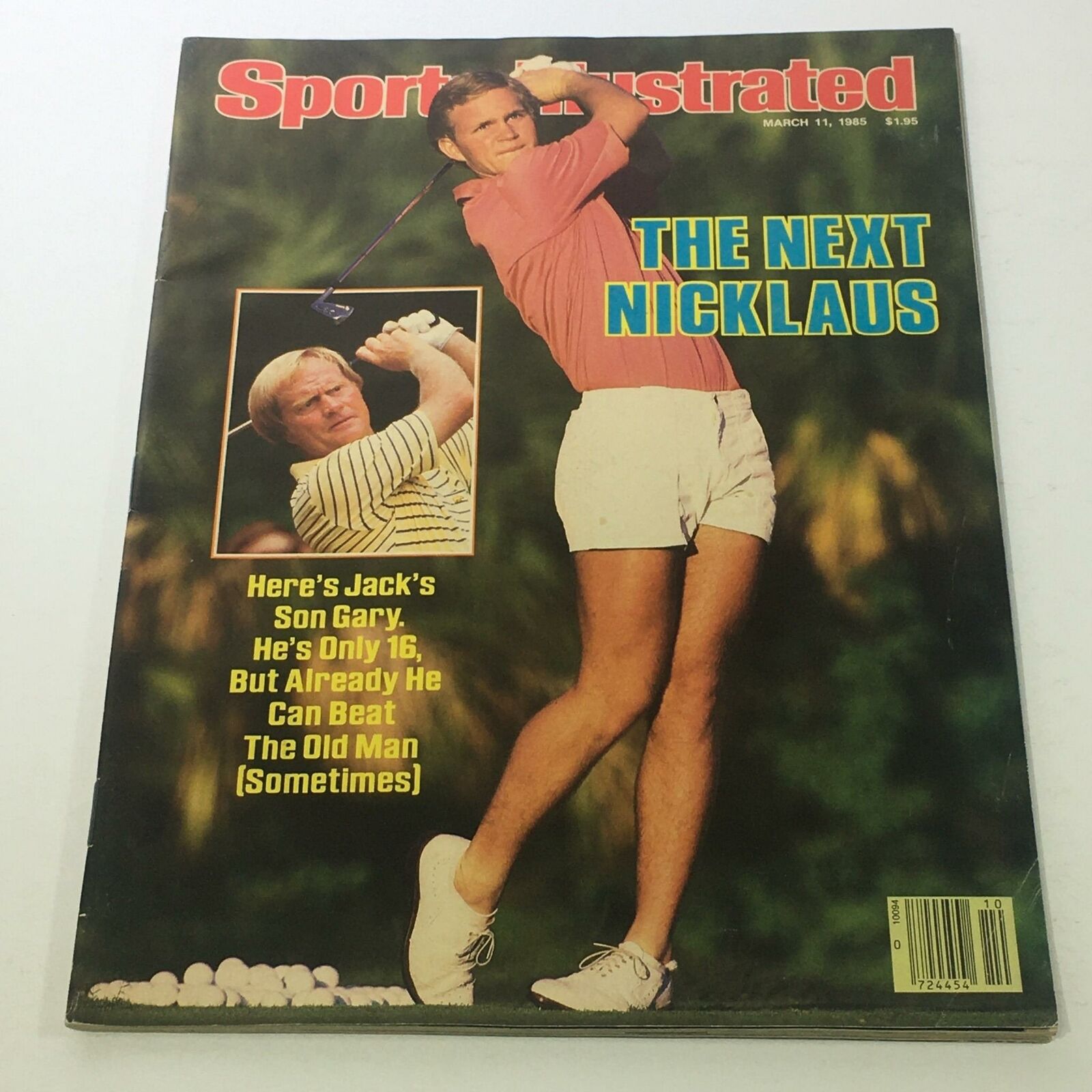 Sports Illustrated: March 11 1985 - Gary Nicklaus & Jack Nicklaus - No Label