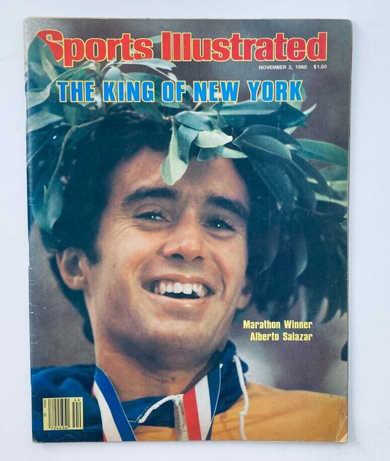 VTG Sports Illustrated Magazine November 3 1980 Alberto Salazar No Label