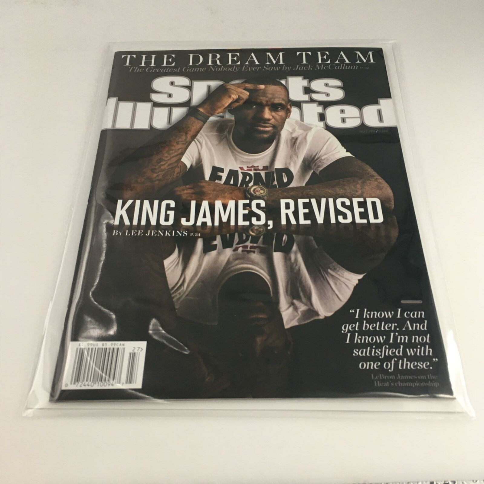 Sports Illustrated Magazine July 2, 2012 King James, Revised No Label NM