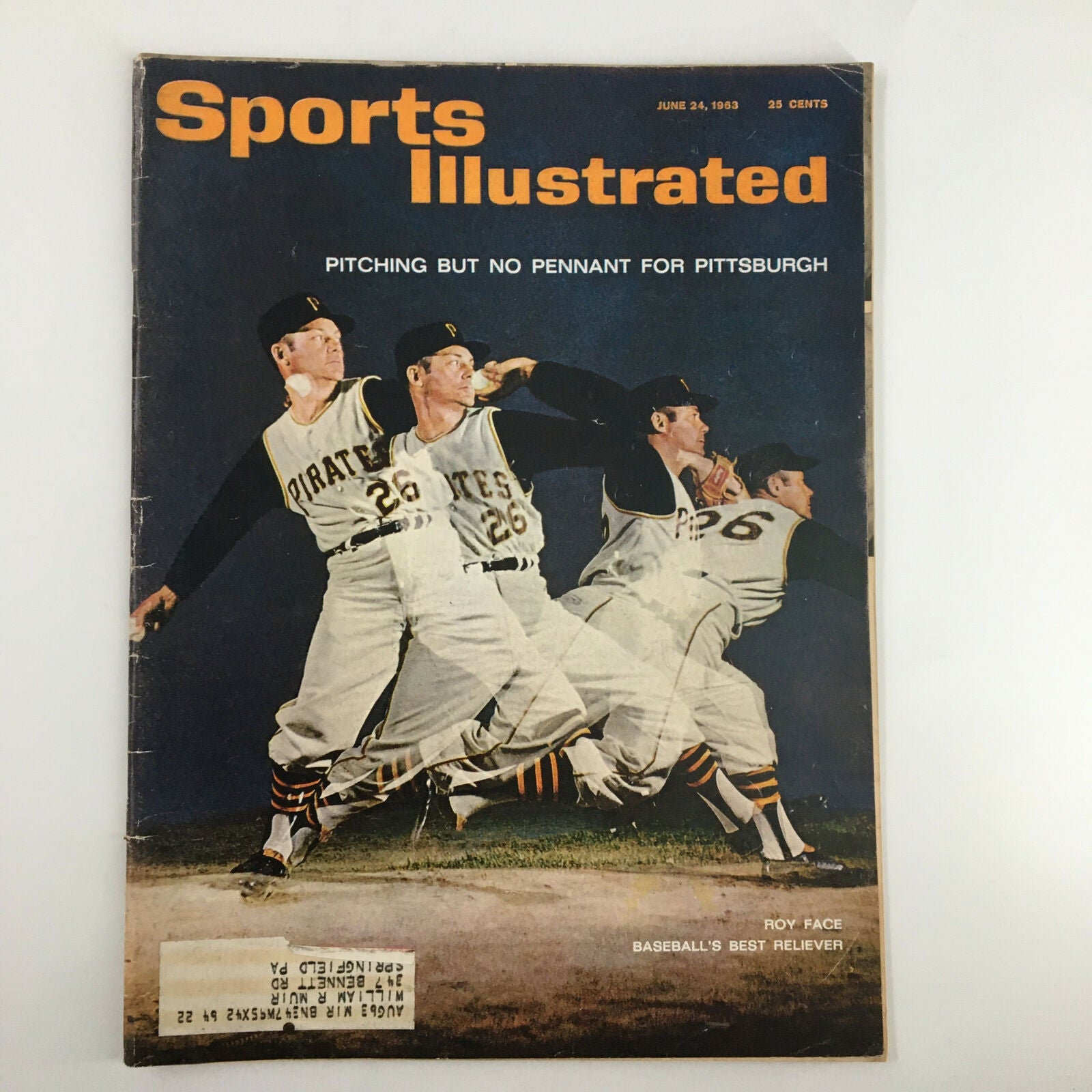 VTG Sports Illustrated Magazine June 24 1963 Roy Base Baseball's Best Reliever