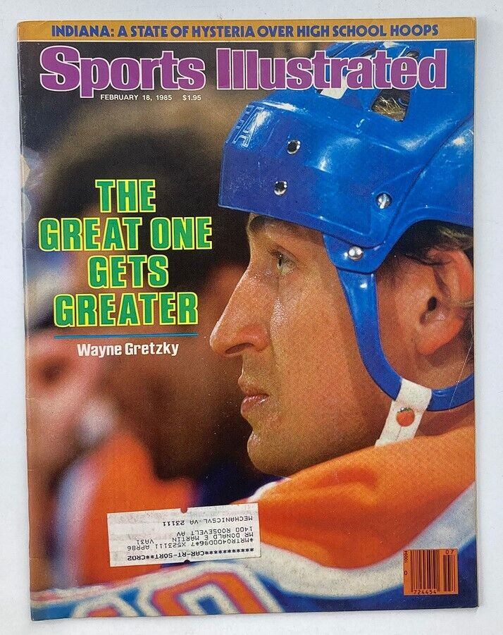 VTG Sports Illustrated Magazine February 18 1985 NHL Wayne Gretzky