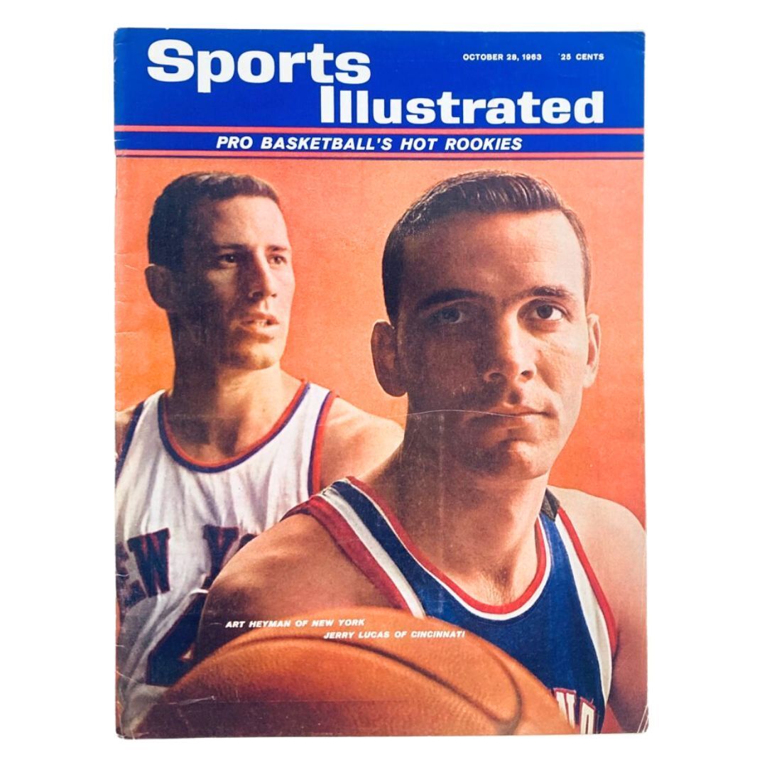 VTG Sports Illustrated Magazine October 28 1963 Art Heyman, Jerry Lucas No Label