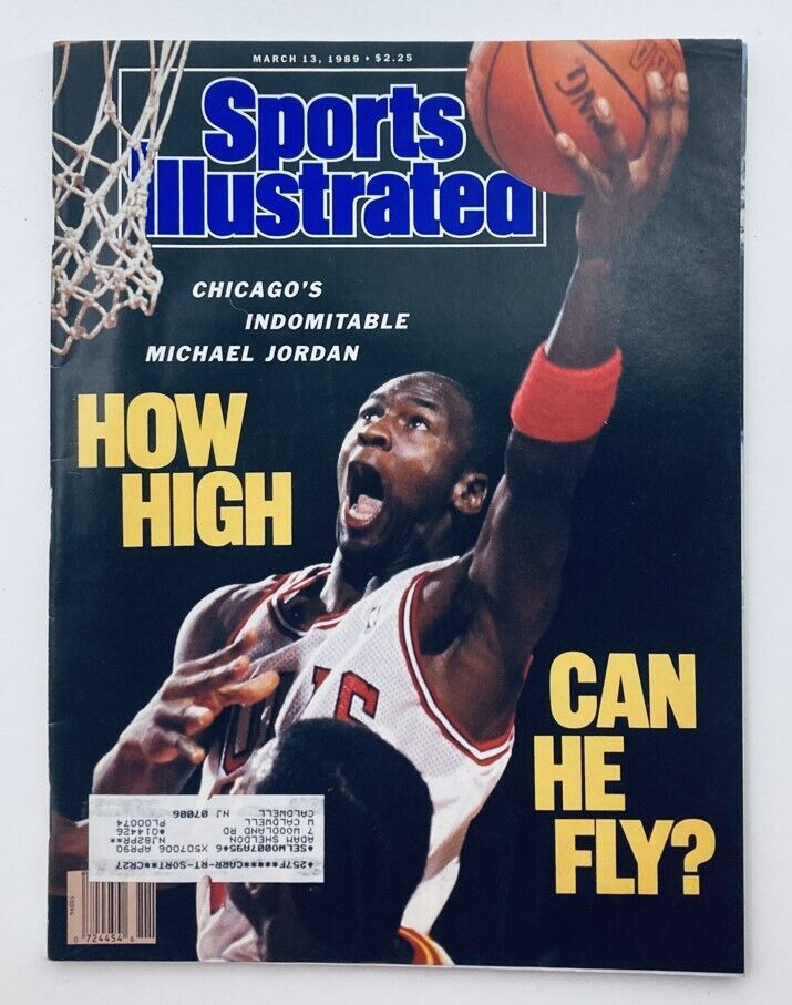 Sports Illustrated Magazine March 13 1989 Vol 70 No. 11 NBA Michael Jordan