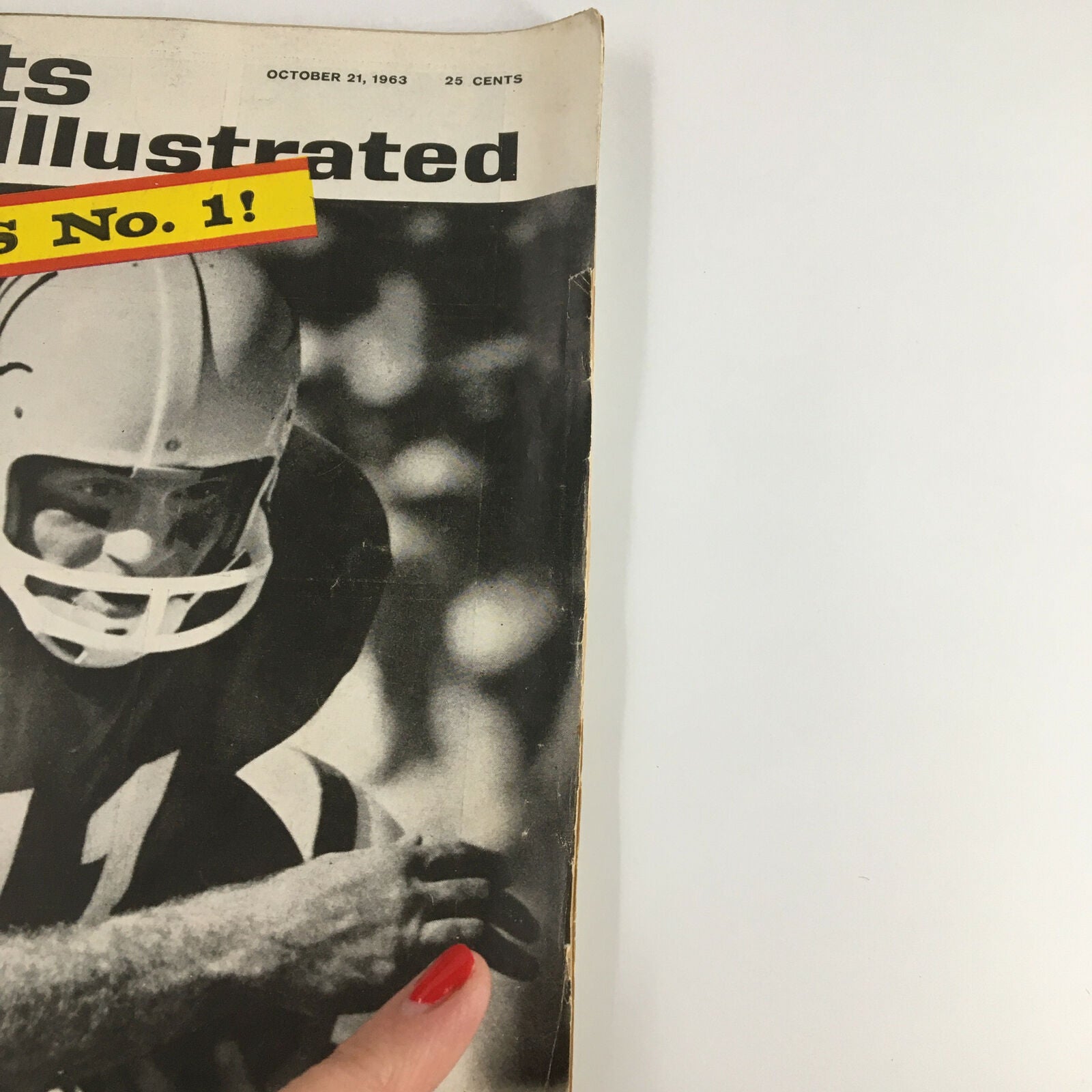 VTG Sports Illustrated Magazine October 21 1963 Duke Carlisle Against Oklahoma