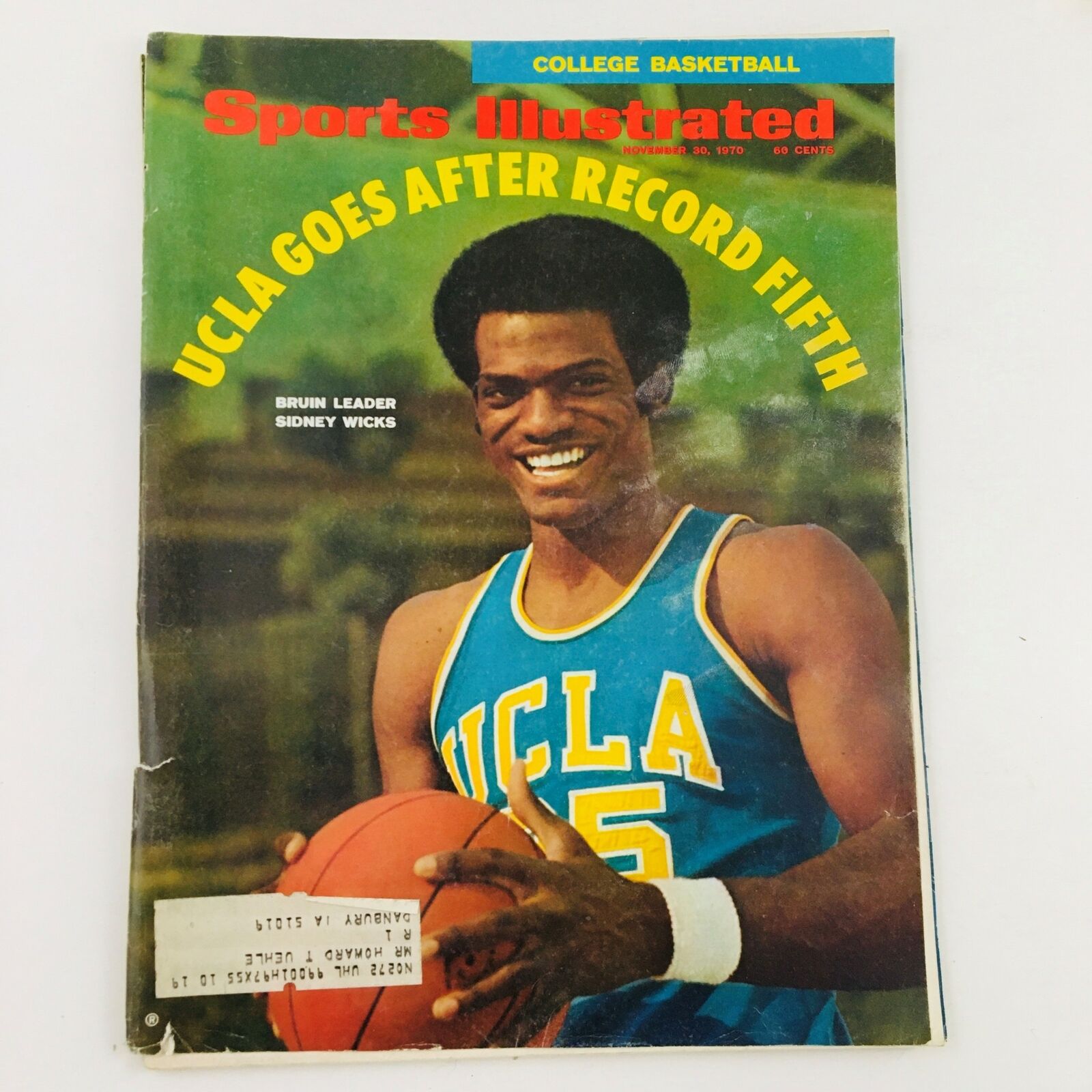 Sports Illustrated Magazine November 30 1970 UCLA Bruin Leader Sidney Wicks