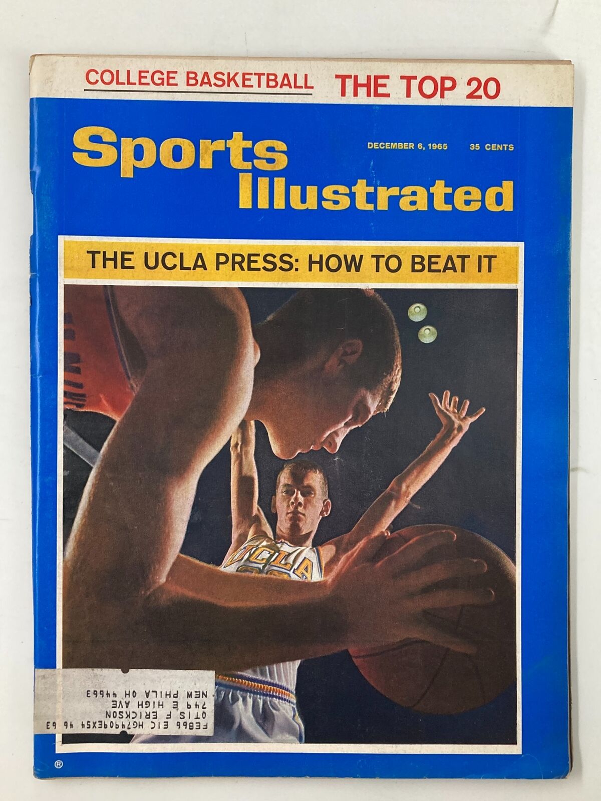 VTG Sports Illustrated Magazine December 6 1965 The UCLA Press How To Beat It