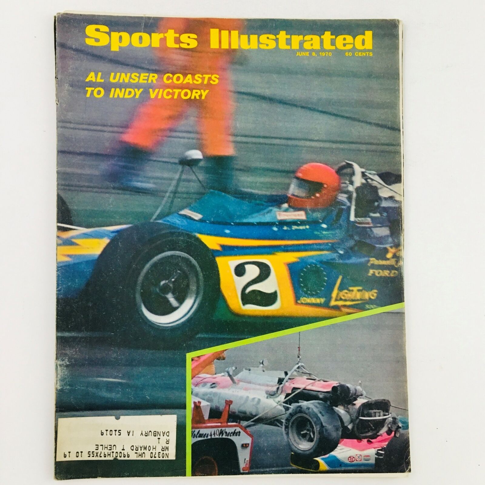 Sports Illustrated Magazine June 8 1970 Racer Al Unser Coasts to Indy Victory