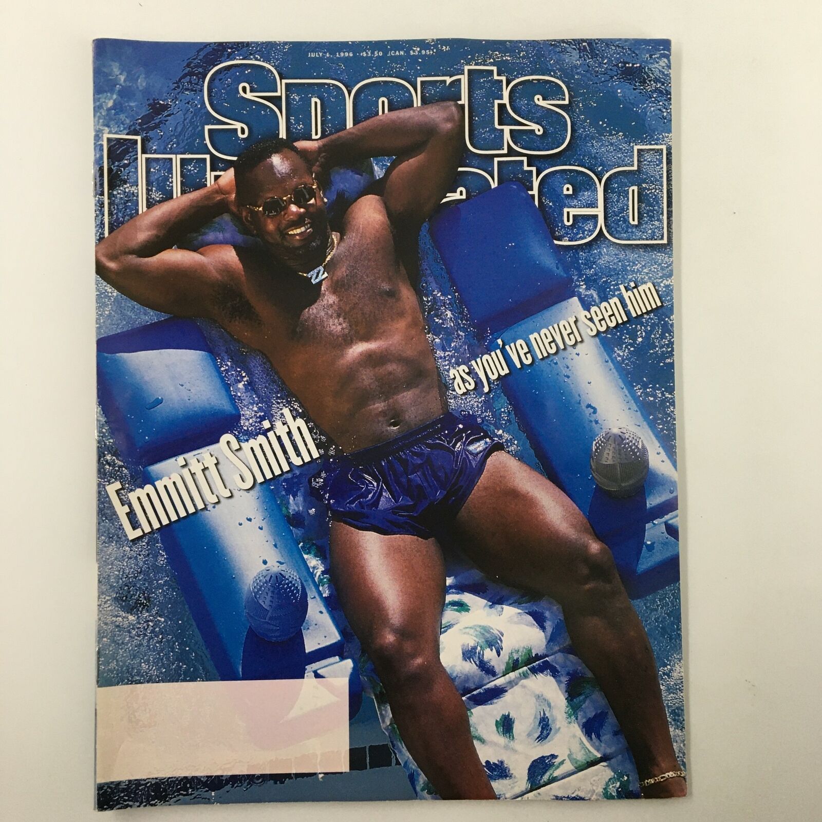 Sports Illustrated Magazine July 1 1996 Football's Emmith Smith No Label VG