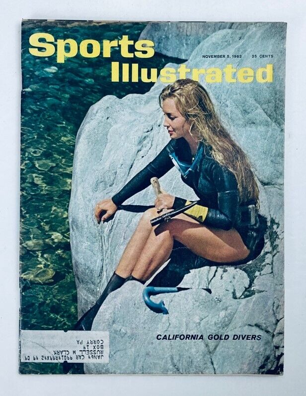 VTG Sports Illustrated Magazine November 5 1962 Vol 17 No. 19 California Divers