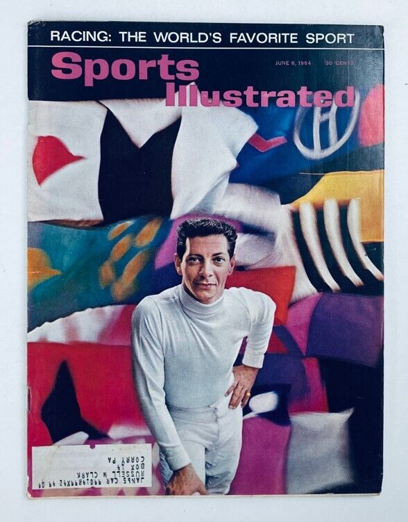 VTG Sports Illustrated Magazine June 8 1964 Vol 20 No. 23 Bill Hartack