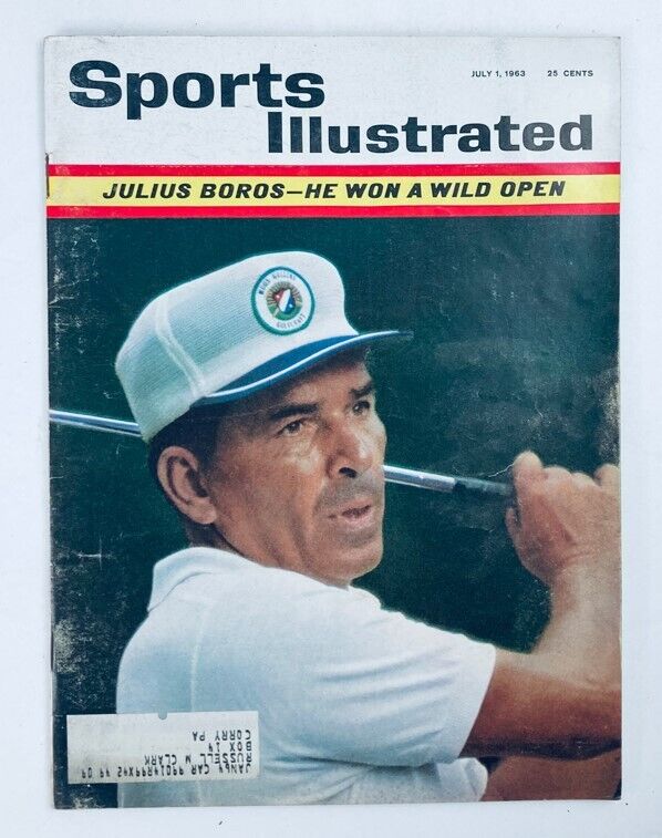 VTG Sports Illustrated Magazine July 1 1963 Vol 19 No. 1 Julius Boros