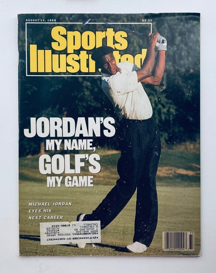 VTG Sports Illustrated Magazine August 14 1989 Vol 71 No. 7 Michael Jordan