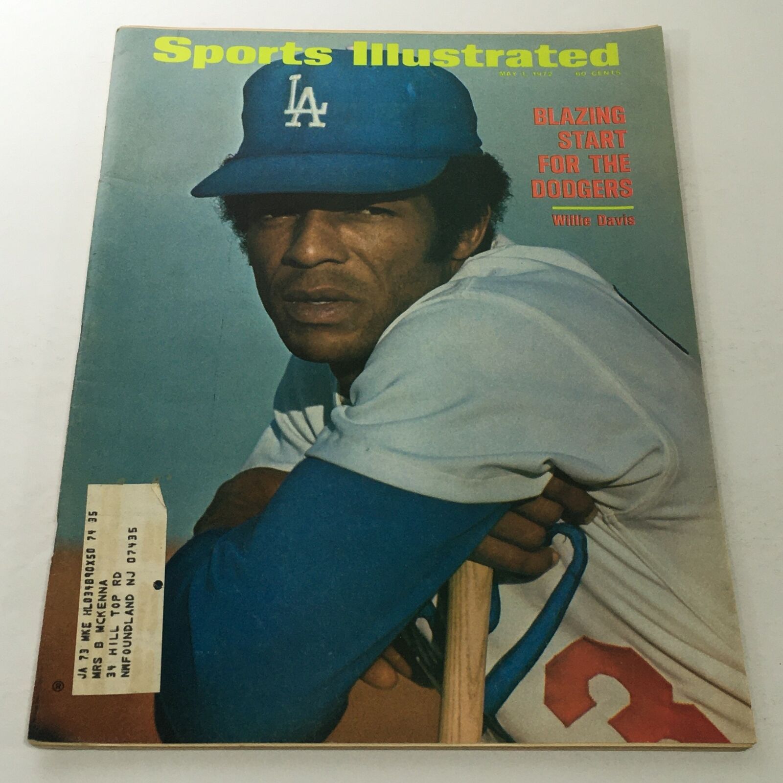 Sports Illustrated: May 1 1972 - Blazing Start For The Dodgers Willie Davis