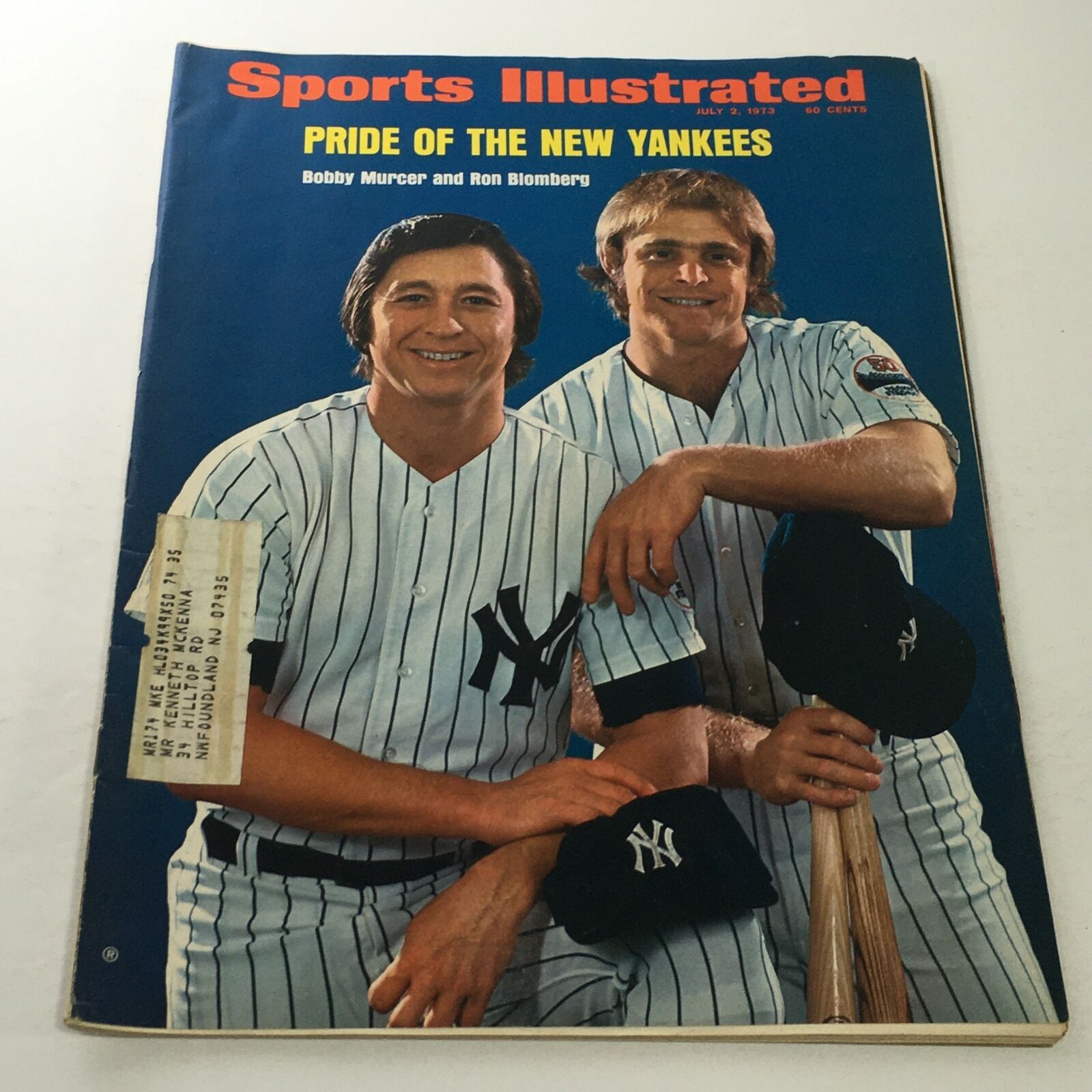 Sports Illustrated: July 2 1973 - New Yankees' Bobby Murcer and Ron Blomberg