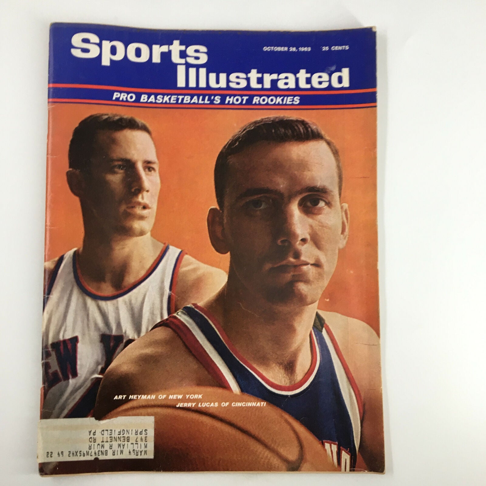 VTG Sports Illustrated Magazine October 28 1963 Art Heyman and Jerry Lucas