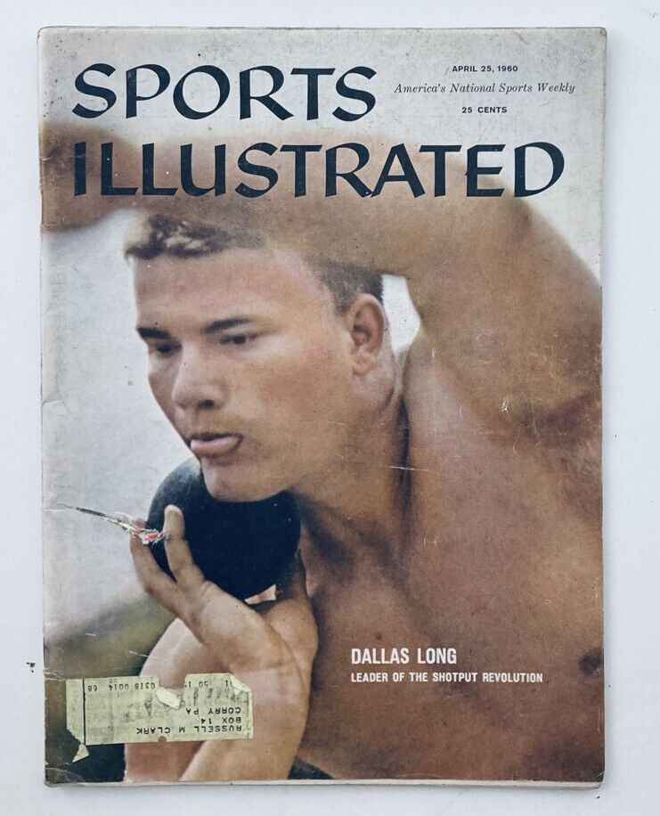 VTG Sports Illustrated Magazine April 25 1960 Vol 12 No. 17 Dallas Long