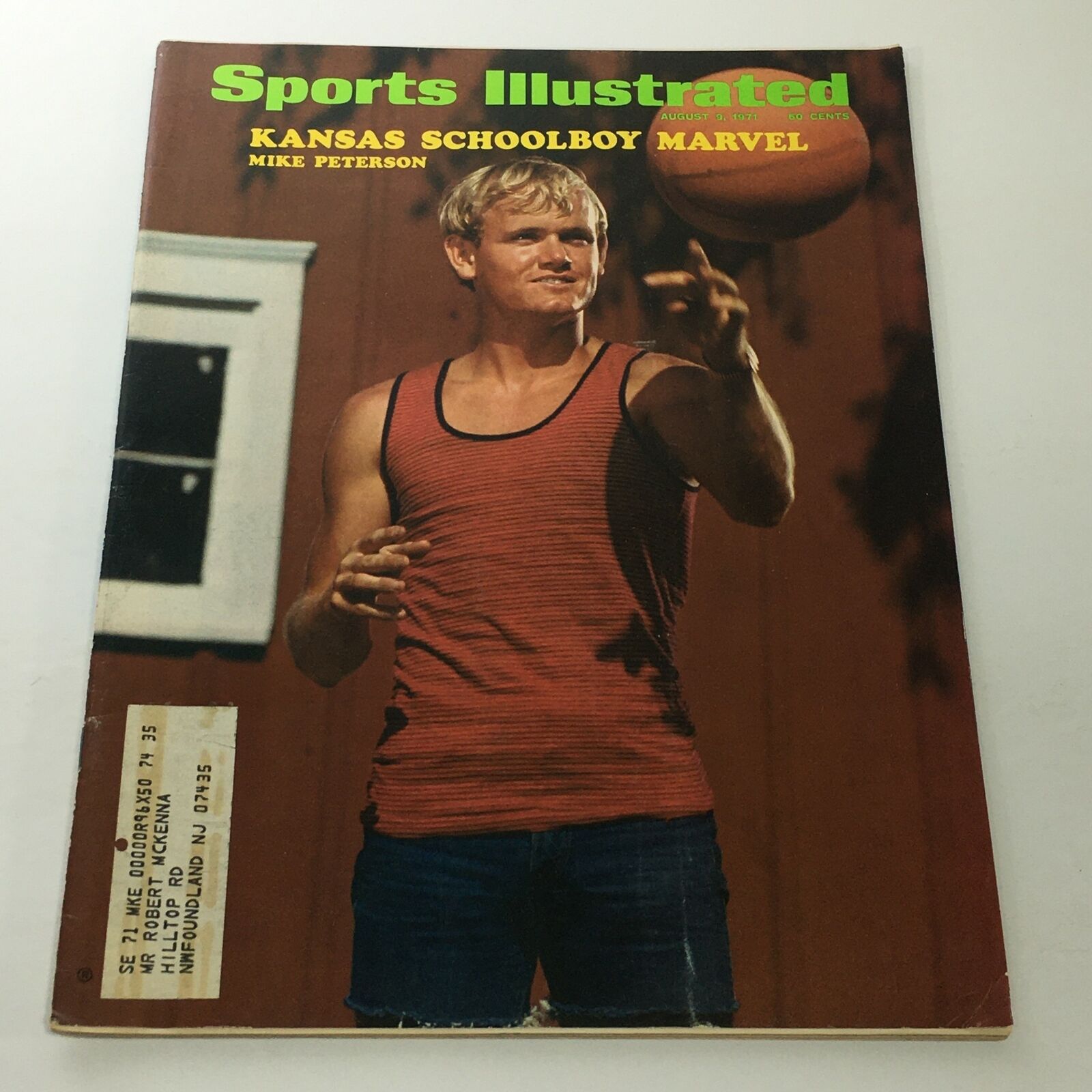 Sports Illustrated: August 9 1971 - Kansas Schoolboy Marvel Mike Peterson