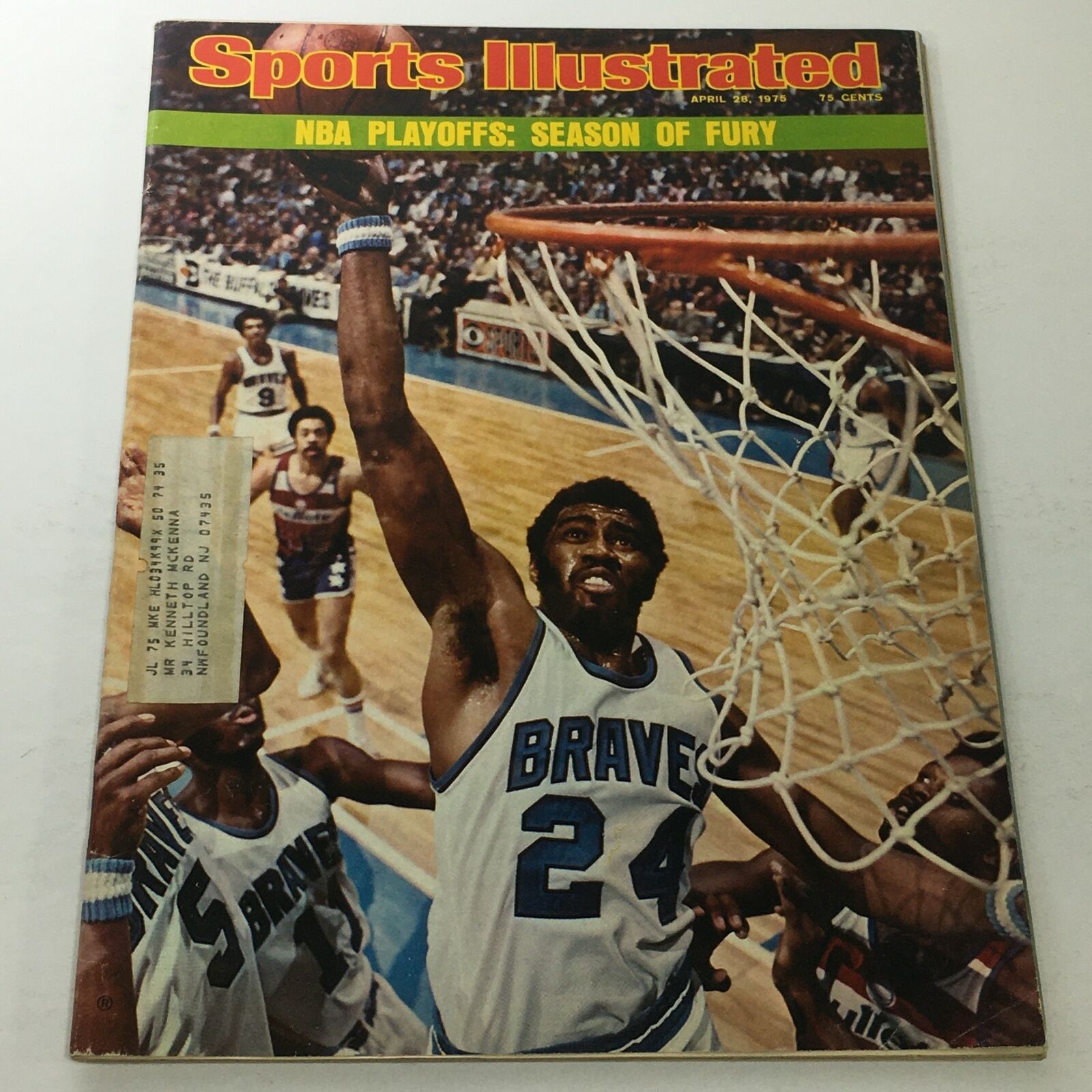 Sports Illustrated: April 28 1975 - NBA Playoffs Season of Fury