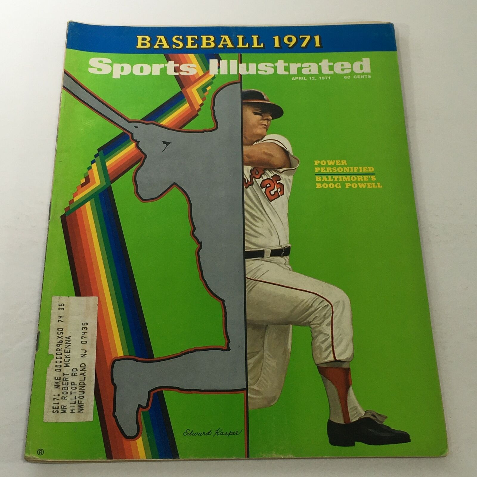 Sports Illustrated: April 12 1971 - Power Personified Baltimore's Boog Powell