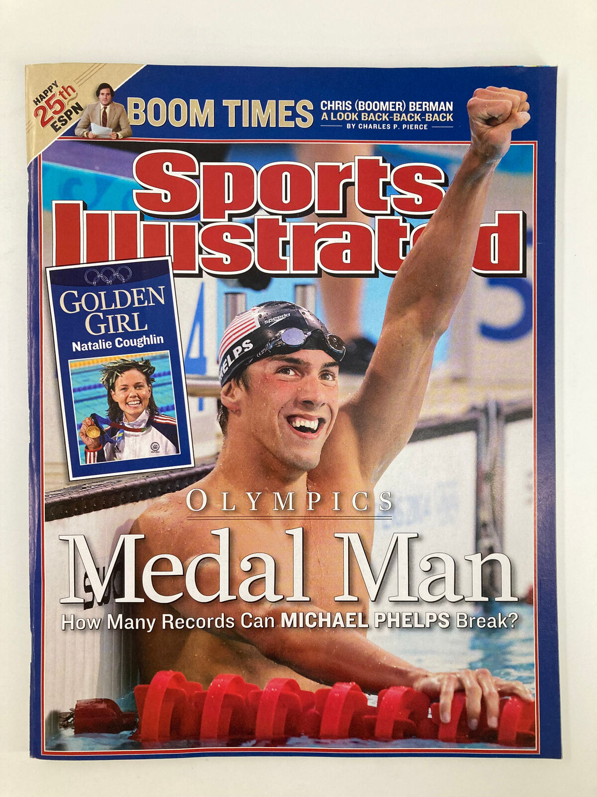 Sports Illustrated Magazine August 23 2004 Michael Phelps No Label VG