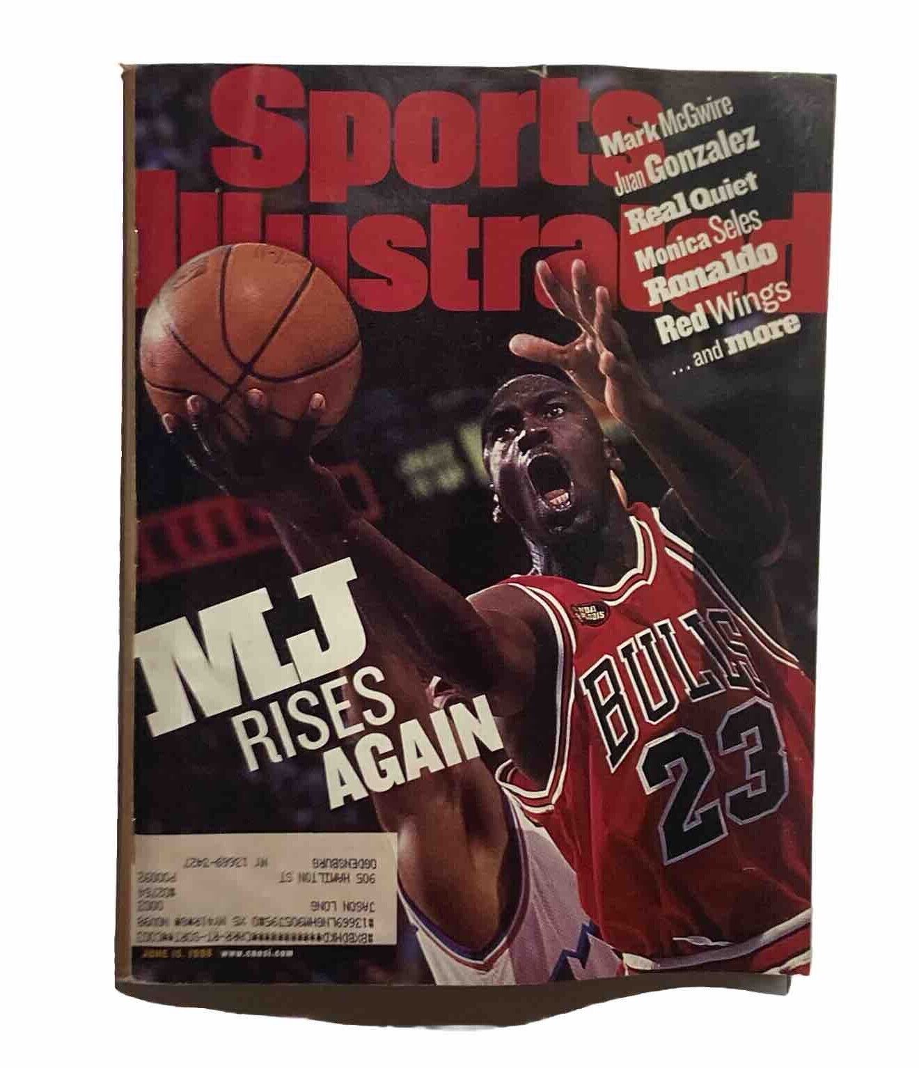 Sports Illustrated Magazine June 15 1998 Michael Jordan and Mark McGwire