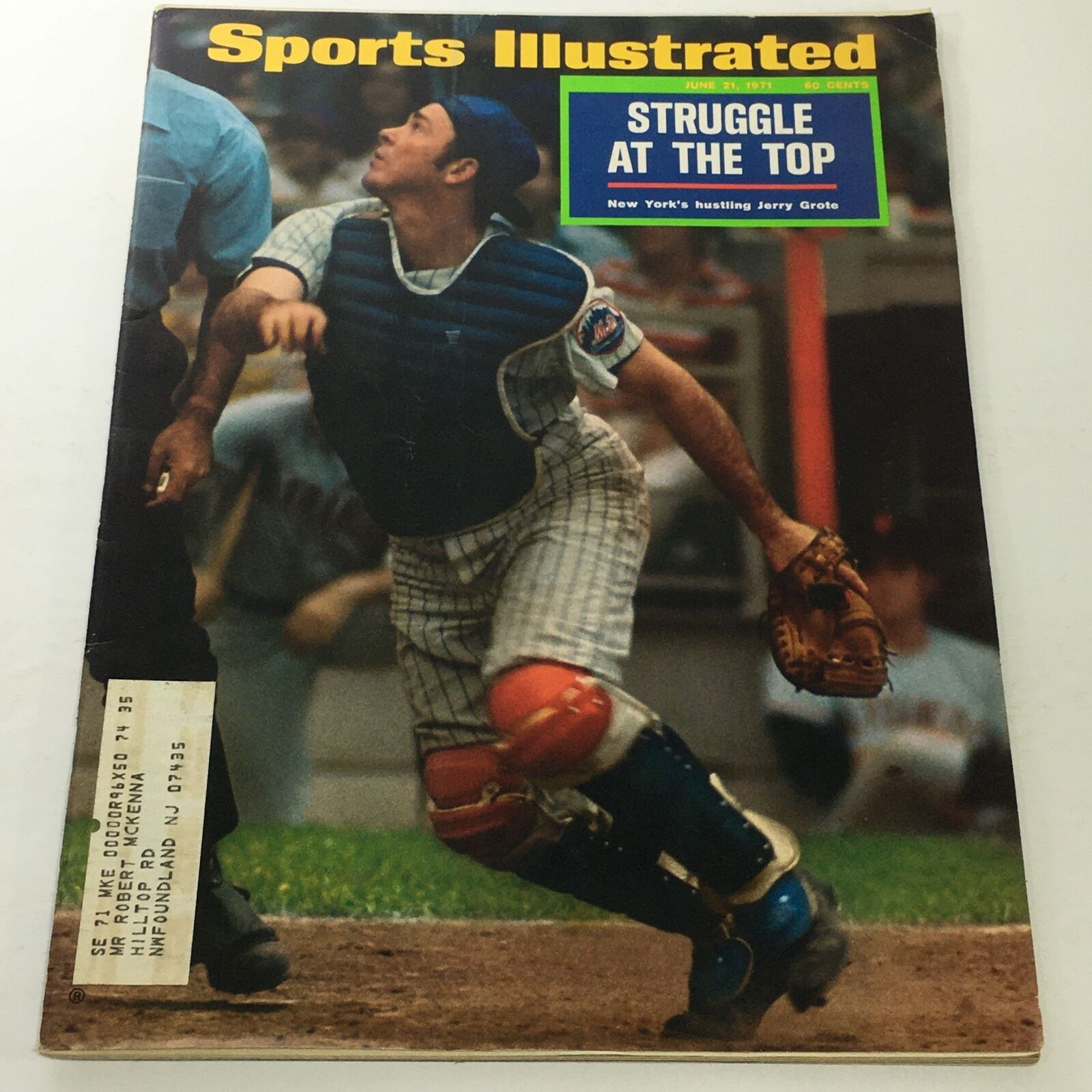 Sports Illustrated: June 21 1971 - New York's Hustling Jerry Grote