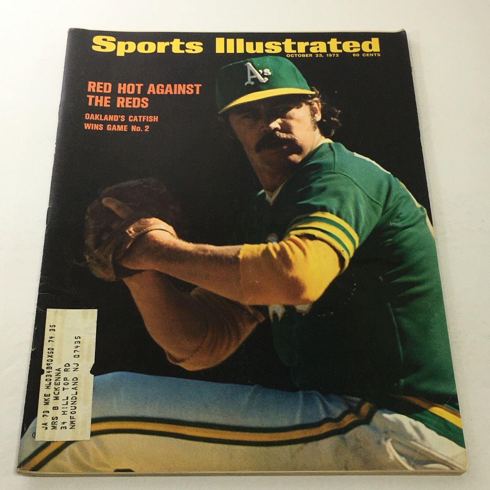 Sports Illustrated: October 23 1972 - Red Hot Against The Reds Oakland's Catfish