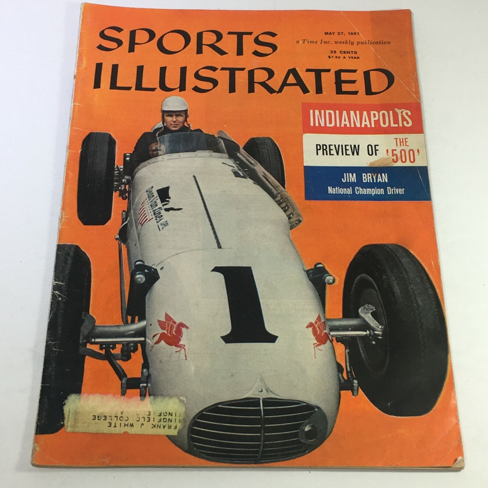 VTG Sports Illustrated Magazine May 27 1957 - Jim Bryan National Champion Driver