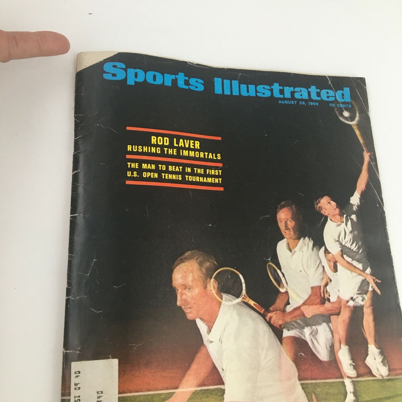 Sports Illustrated Magazine August 26 1968 Rod Laver Rushing The Immortals