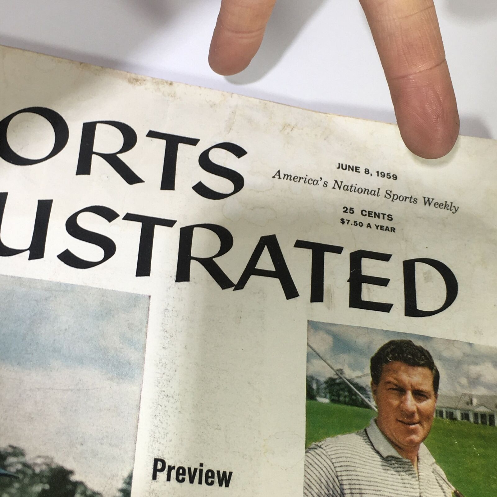 VTG Sports Illustrated Magazine June 8 1959 - Peter Thompson / Dow Finsterwald