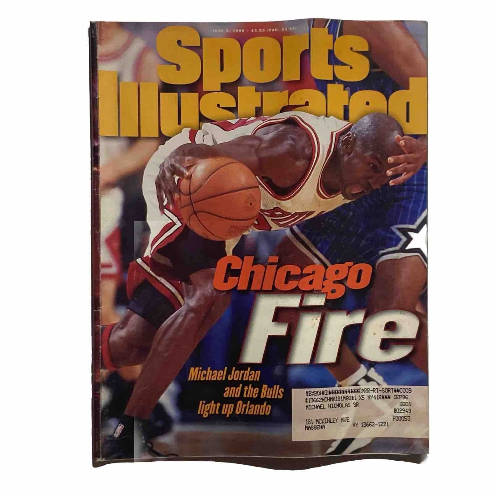 Sports Illustrated Magazine June 3 1996 Michael Jordan Chicago Fire