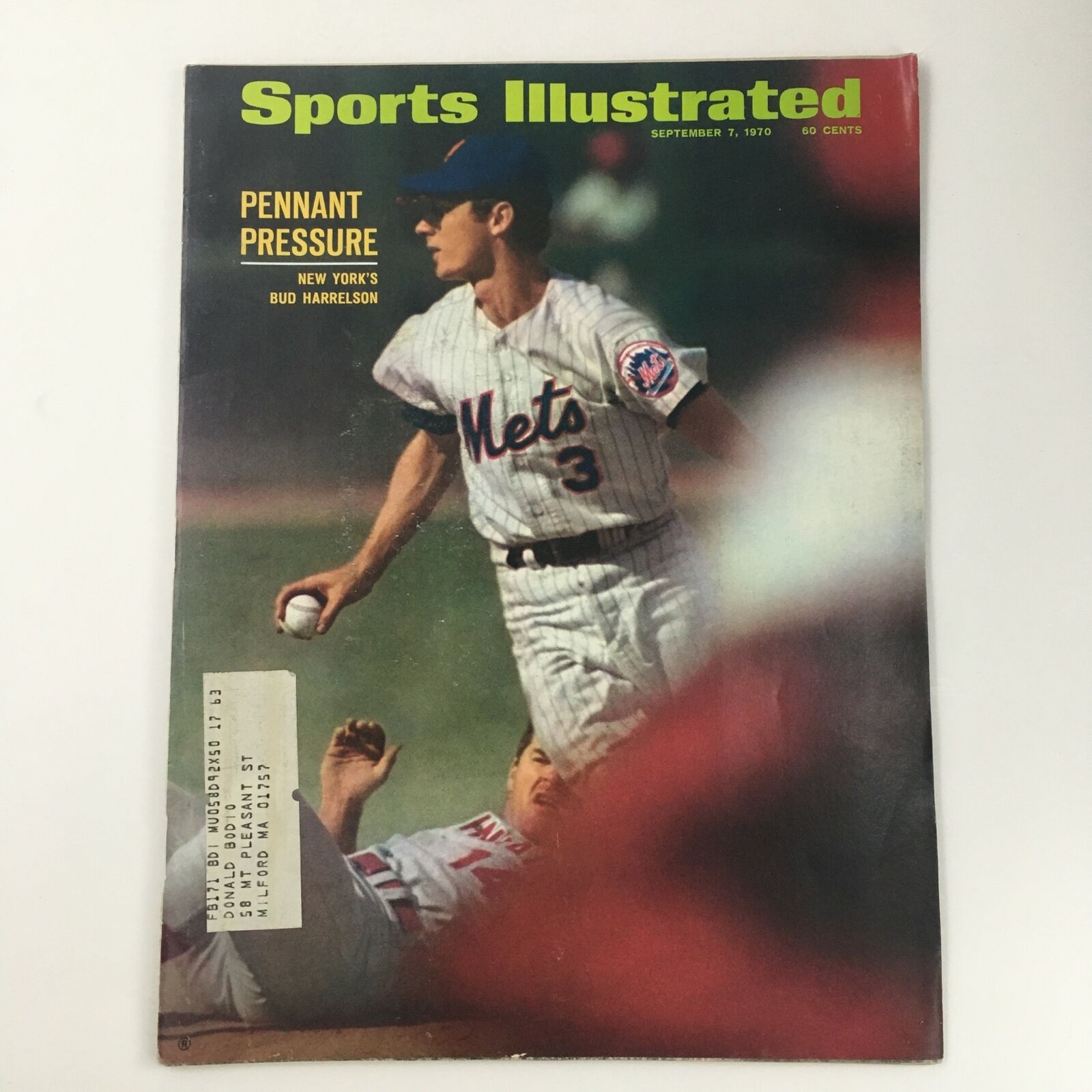 Sports Illustrated Magazine September 7 1970 New York's Bud Harrelson