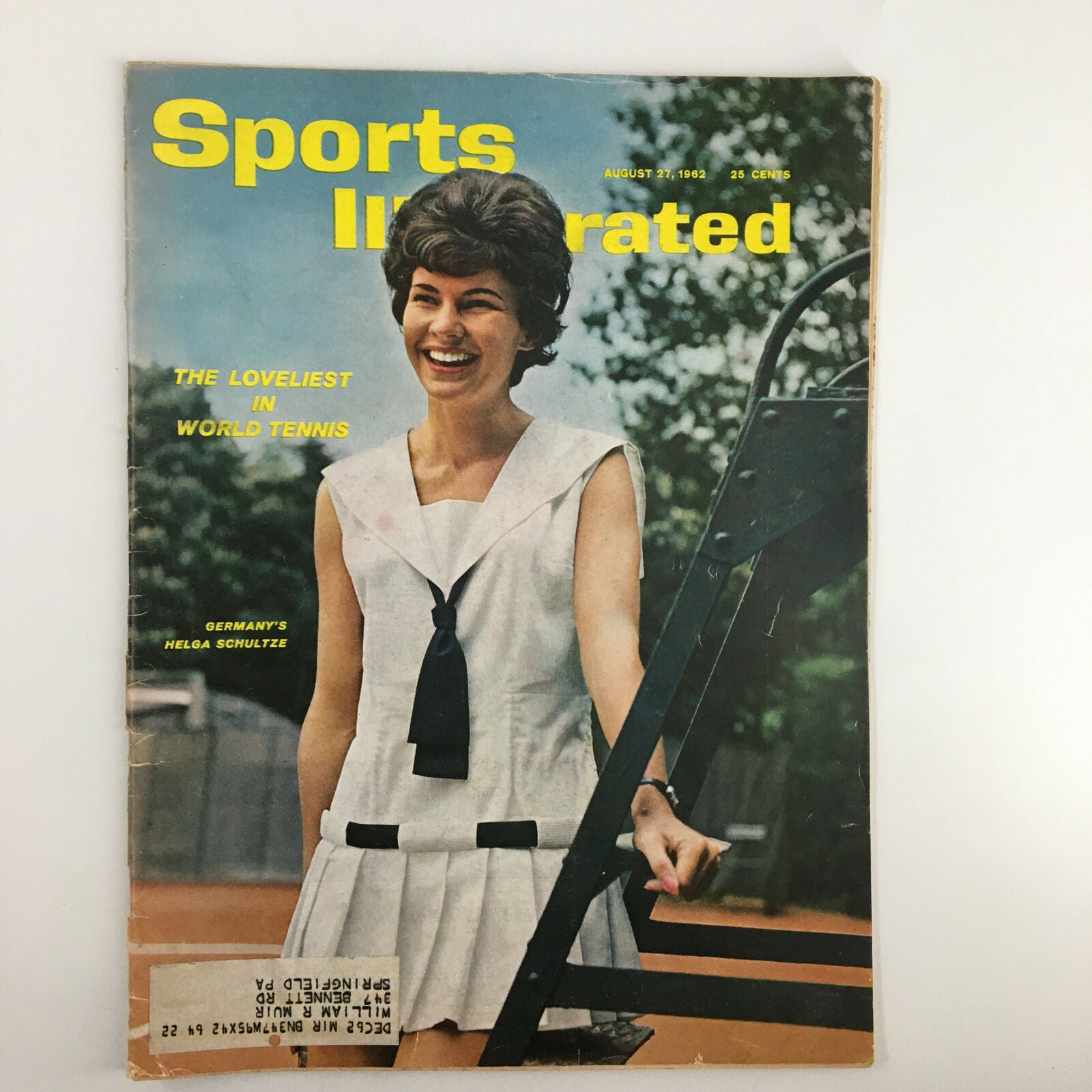 VTG Sports Illustrated Magazine August 27 1962 Germany's Helga Schultze