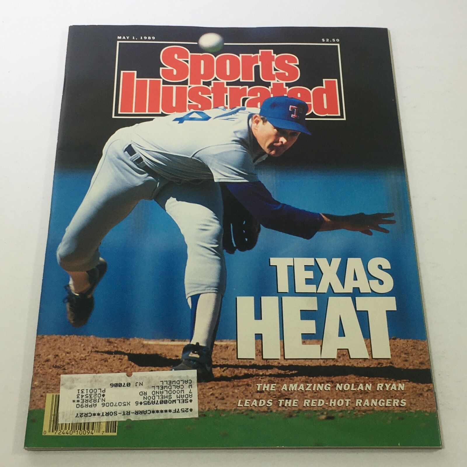 Sports Illustrated: May 1 1989 - ML Pitcher Nolan Ryan Texas Heat