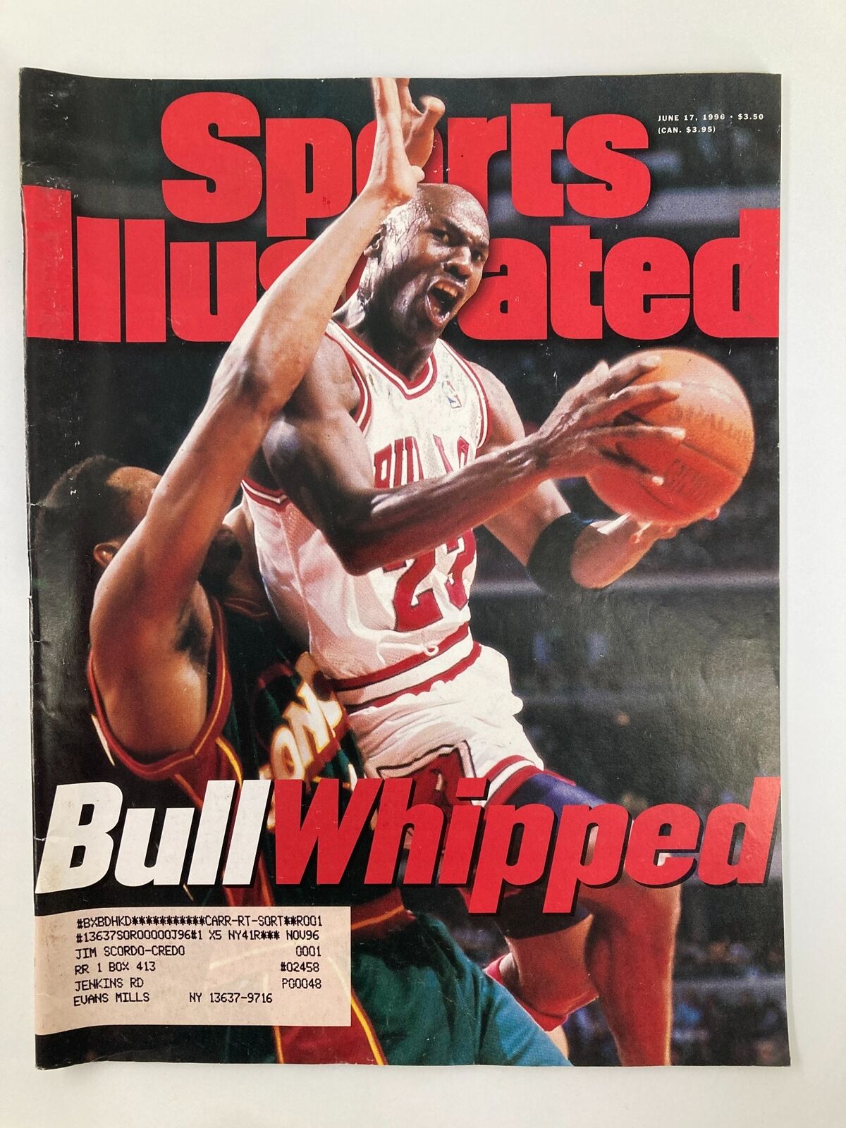 Sports Illustrated Magazine June 17 1996 Chicago Bulls Michael Jordan Whipped