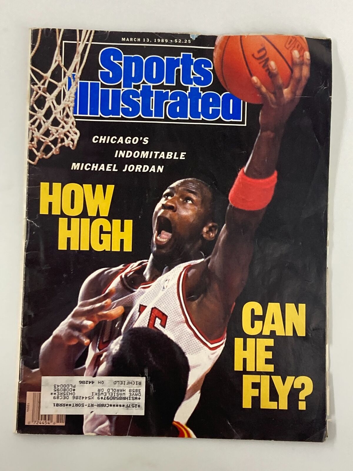 Sports Illustrated Magazine March 13 1989 Michael Jordan, How High Can He Fly?