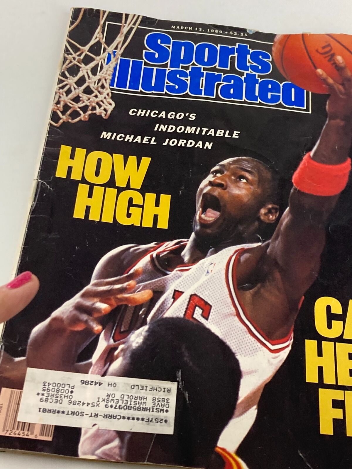 Sports Illustrated Magazine March 13 1989 Michael Jordan, How High Can He Fly?