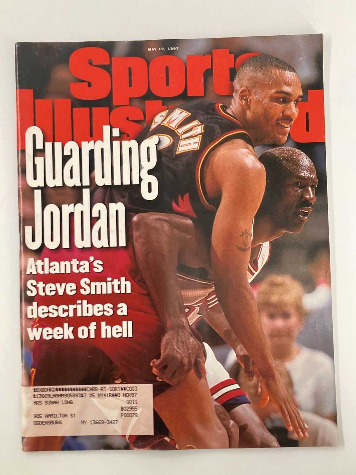 Sports Illustrated Magazine May 19 1997 Michael Jordan and Steve Smith