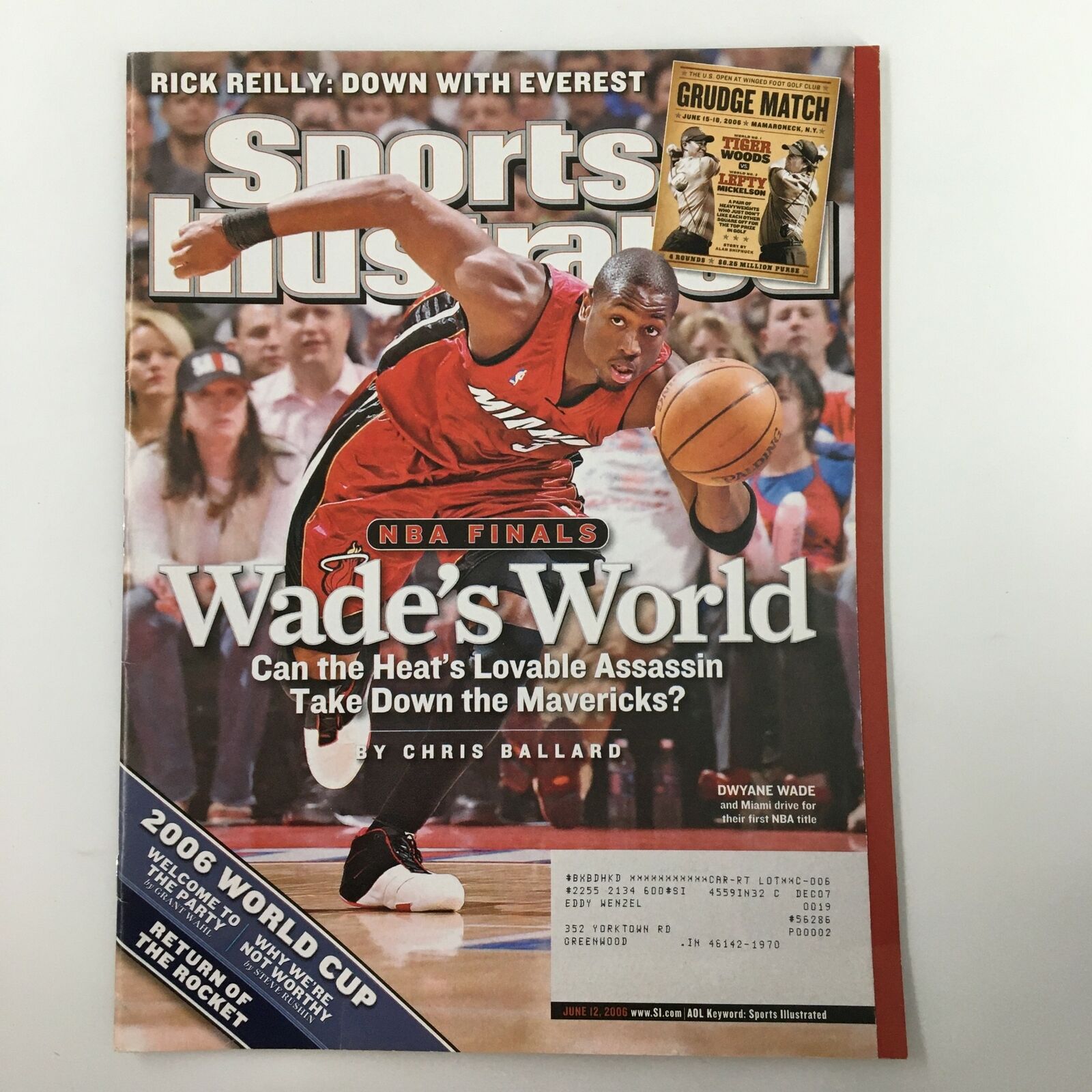 Sports Illustrated Magazine June 12 2006 NBA Miami Heat's Dwyane Wade