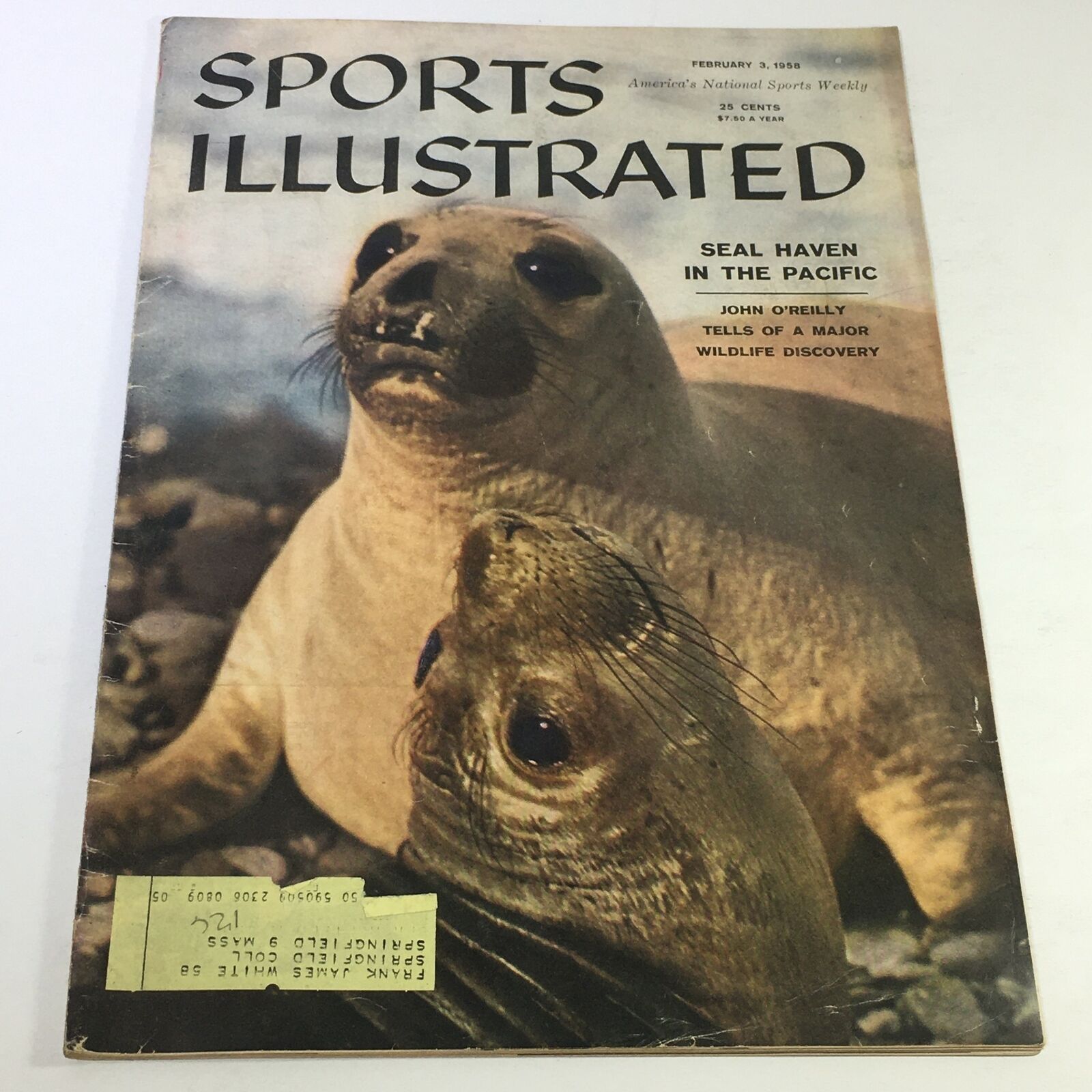 VTG Sports Illustrated Magazine February 3 1958 John O'Reilly Wildlife Discovery