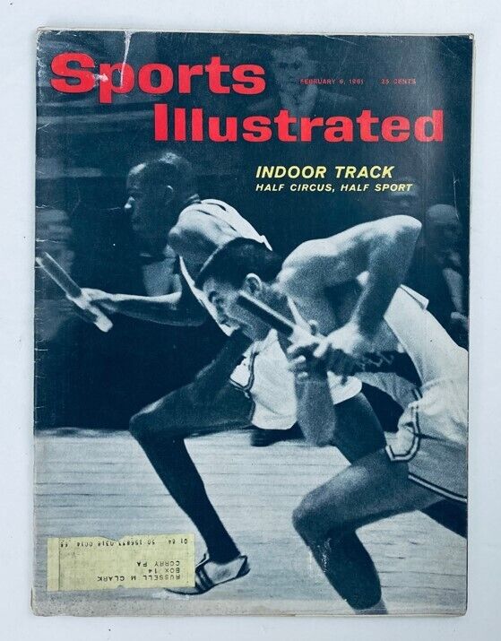 VTG Sports Illustrated Magazine February 6 1961 Vol 14 No. 5 Indoor Track