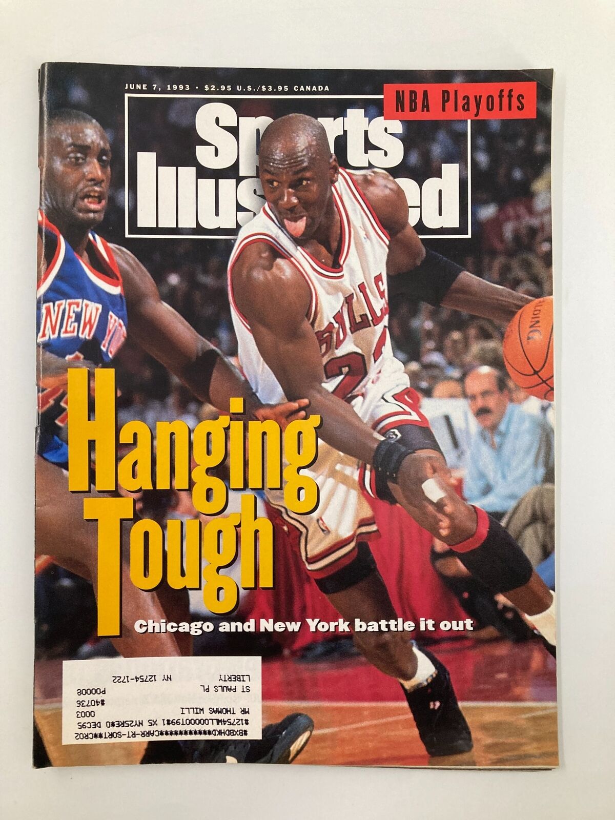 Sports Illustrated Magazine June 7 1993 Michael Jordan and Anthony Mason