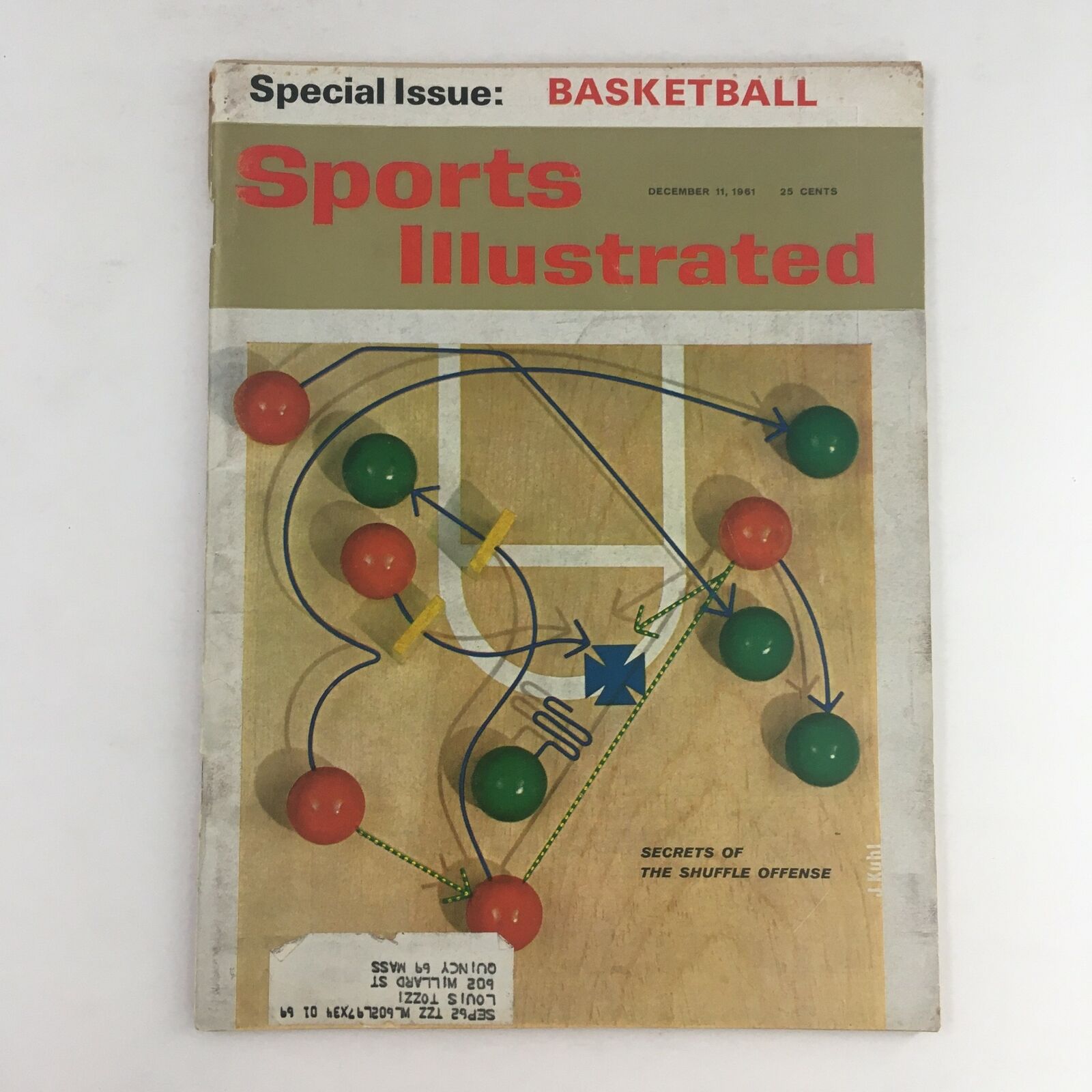 Sports Illustrated Magazine December 11 1961 Secrets of The Shuffle Offense