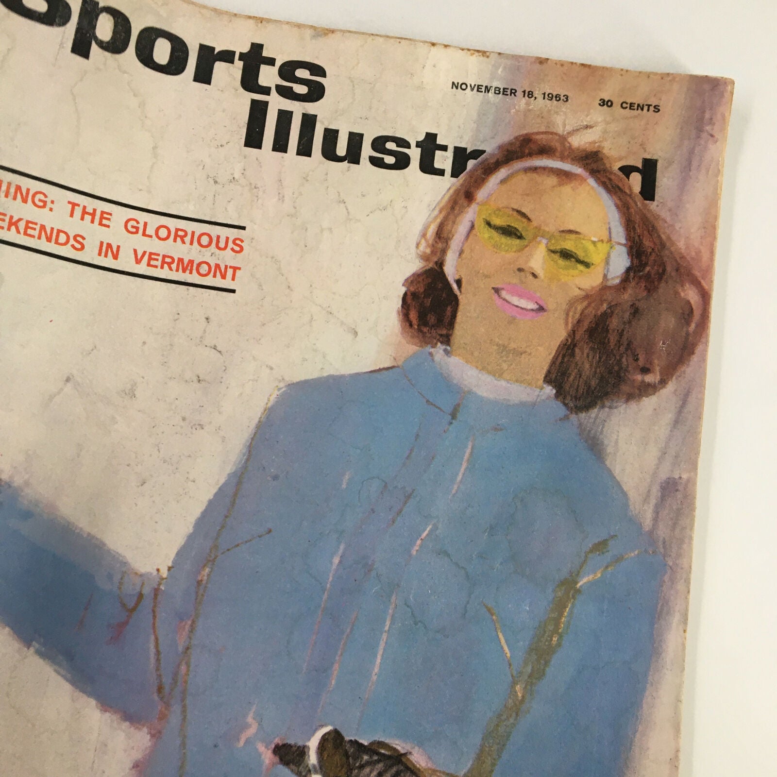 VTG Sports Illustrated Magazine November 18 1963 Cindy Hollingsworth Sugarbush